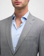 Image 4 of 6: BOSS Men's Cotton-Wool Two-Button Suit