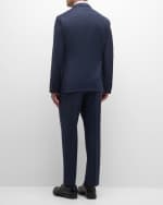 Image 5 of 6: BOSS Men's Melange Wool Two-Button Suit