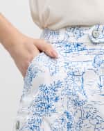 Image 6 of 6: Cinq a Sept Garden Toile Lina Mini Skirt