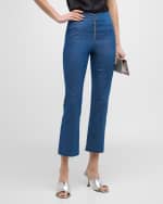 Image 2 of 6: Cinq a Sept Loren Kick Flare Denim Pants