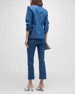 Image 3 of 6: Cinq a Sept Loren Kick Flare Denim Pants