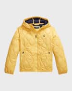 Image 4 of 5: Ralph Lauren Childrenswear Boy's Hartland Quilted Ripstop Jacket, Size 2-7