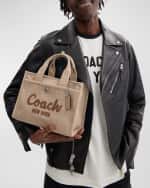 Image 2 of 6: Coach Logo Canvas Cargo Tote Bag