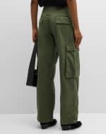 Image 4 of 6: FRAME Wide-Leg Cargo Pants