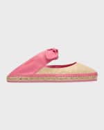 Image 1 of 6: Jimmy Choo Reka Knotted Bow Espadrille Mules