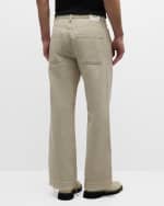 Image 3 of 6: FRAME Men's Canvas Released-Hem Skater Jeans