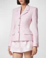 Image 1 of 3: Versace Informal Double Wool Natte Blazer Jacket