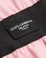 Image 6 of 6: Dolce&Gabbana Girl's Logo Waistband Jersey Dress, Size 8-14