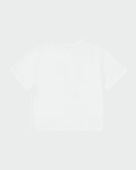 Image 5 of 6: Dolce&Gabbana Girl's Flower Power Short-Sleeve Cotton T-Shirt, Size 8-14