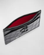 Image 3 of 3: Christian Louboutin Loubi54 Card Holder in Alligator Embossed Leather