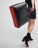 Image 3 of 6: Christian Louboutin Cabata Large in CL Monogram Leather