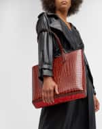 Image 3 of 6: Christian Louboutin Cabata Zipped NS Tote in Aligator Embossed Leather
