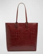 Image 1 of 6: Christian Louboutin Cabata Zipped NS Tote in Aligator Embossed Leather