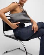 Image 3 of 5: Christian Louboutin Loubitwist Chain Shoulder Bag in Leather