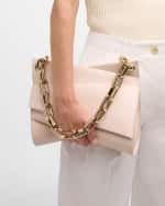 Image 3 of 5: Christian Louboutin Loubitwist Chain Shoulder Bag in Leather