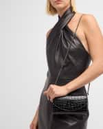 Image 2 of 6: Christian Louboutin Loubi54 Wallet on Chain in Alligator Embossed Leather