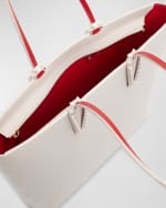 Image 3 of 4: Christian Louboutin Cabata Zipped NS Tote in CL Monogram Leather