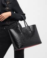 Image 2 of 5: Christian Louboutin Cabata Small in Alligator Embossed Leather
