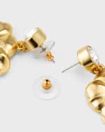 Image 3 of 5: Oscar de la Renta Poppy Drop Earrings