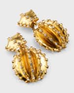 Image 4 of 5: Oscar de la Renta Double Cactus Ball Earrings