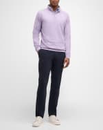 Image 5 of 6: Peter Millar Men's Crown Comfort Quarter-Zip Pullover Sweater