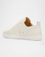 Image 3 of 6: Christian Louboutin Men's Louis Junior Leather Low-Top Sneakers