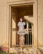 Image 3 of 4: Bardot Junior Girl's Annika Embroidered Tie-Dye Mini Dress, Size 4-14