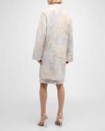 Image 3 of 7: Lafayette 148 New York Fern-Print Straight Jacket