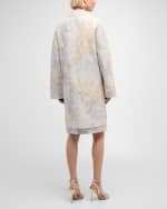 Image 4 of 7: Lafayette 148 New York Fern-Print Straight Jacket