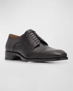 Image 5 of 6: Christian Louboutin Men's Cortomale Calf Leather Oxfords