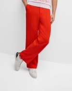 Image 2 of 6: Christian Louboutin Men's Fun Louis Junior Low-Top Leather Sneakers