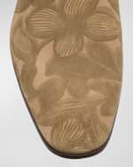 Image 4 of 6: Christian Louboutin Men's Dandelion Petunia Suede Loafers