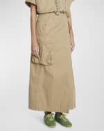 Image 2 of 7: Dries Van Noten Skilt Cargo Maxi Skirt