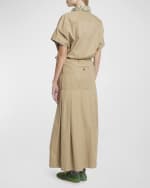 Image 3 of 7: Dries Van Noten Skilt Cargo Maxi Skirt