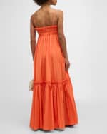 Image 4 of 6: Acler Dartnell Pleated A-Line Maxi Dress