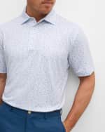 Image 4 of 6: Peter Millar Men's Fat Tuesday Performance Jersey Polo Shirt