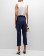 Image 3 of 6: Kobi Halperin Tori Cropped Straight-Leg Pants
