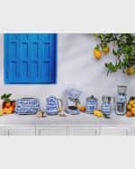 Image 2 of 4: Smeg x Dolce&Gabbana Blu Mediterraneo Manual Espresso Machine