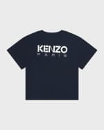 Image 2 of 2: Kenzo Girl's Flower Printed Jersey T-Shirt, Size 4-12