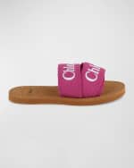 Image 1 of 5: Chloe Girl's Mini Me Woody Slide Sandals, Toddlers/Kids
