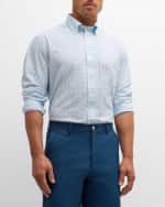 Image 2 of 6: Peter Millar Men's Rollins Performance Check Sport Shirt