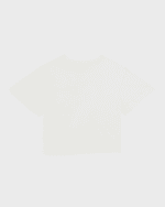 Image 3 of 3: Chloe Girl's Embroidered T-Shirt, Size 6-12