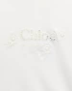 Image 3 of 5: Chloe Girl's Embroidered T-Shirt, Size 4-5