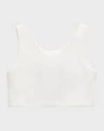 Image 2 of 5: Chloe Girl's Embroidered Tank Top, Size 4-5