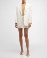 Image 2 of 6: Marella Derby Single-Button Straight Blazer