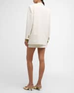 Image 4 of 6: Marella Derby Single-Button Straight Blazer