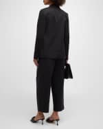 Image 3 of 6: FABIANA FILIPPI Single-Button Cotton Gabardine Jacket