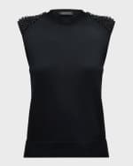 Image 1 of 6: FABIANA FILIPPI Beaded Sleeveless Sweater