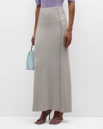 Image 2 of 6: ATM Anthony Thomas Melillo Cotton Cashmere Knit Maxi Skirt