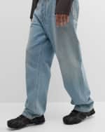 Image 2 of 6: Bottega Veneta Men's Flex Technical Knit Low-Top Sneakers